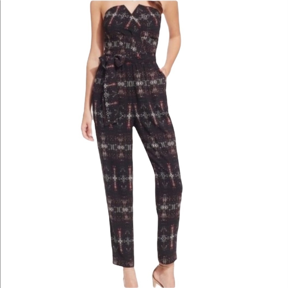 Jessica Simpson “Flora” Sweetheart Jumpsuit Size XS